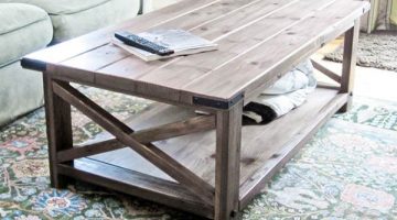 Coffee Table Rustic Look